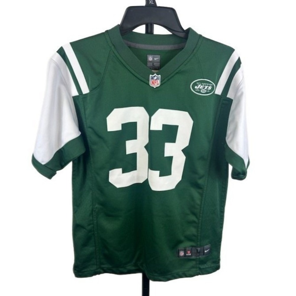 Nike New York Jets Jersey Youth Size Large Jamal Adams 33 NFL Authentic Sporty
